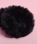 2pcs Fuzzy Hair Ties For Daily Use For Girls Hairstyles Casual Cute